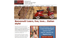 Desktop Screenshot of italingua.com