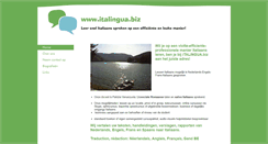 Desktop Screenshot of italingua.biz